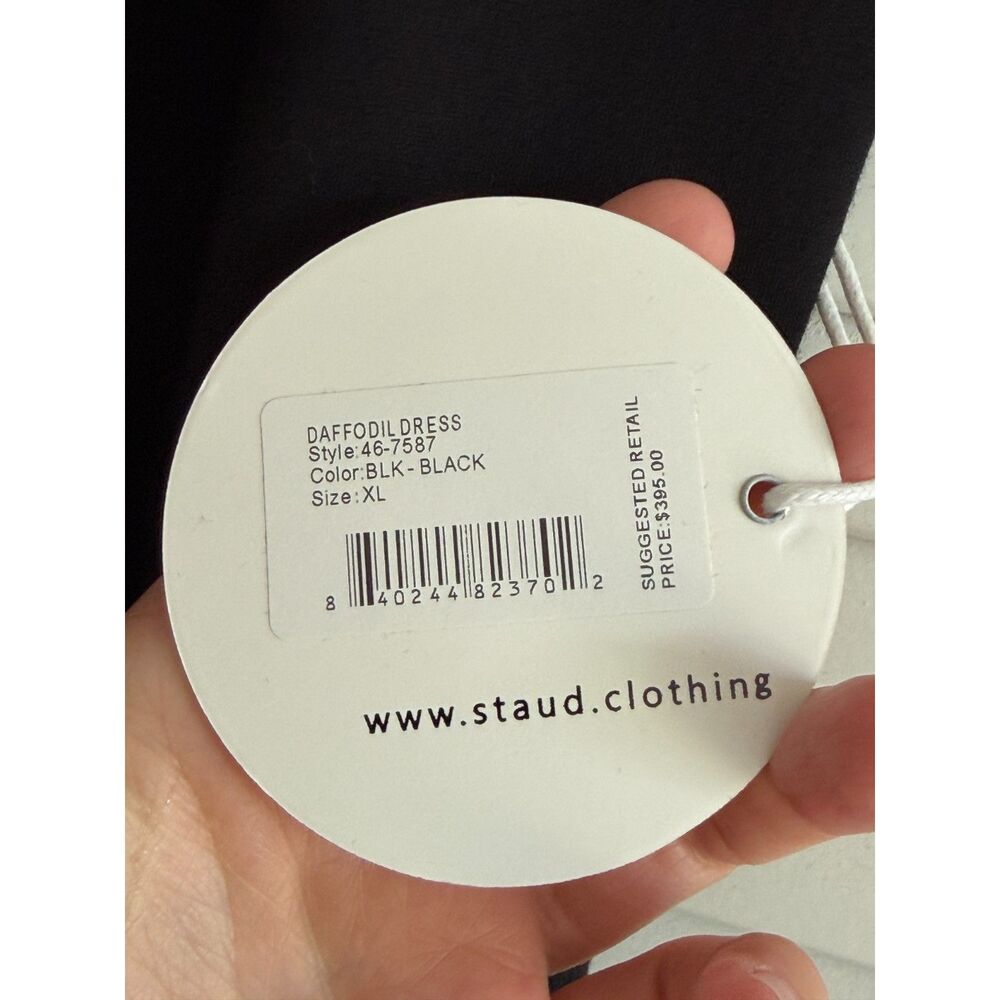 Staud Daffodil Dress NWT XL in Black - Picture 8 of 13
